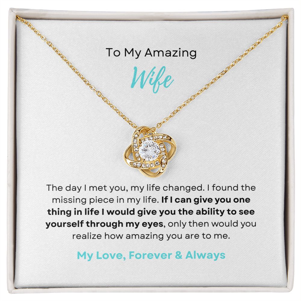 Love Knot Necklace | Amazing Wife